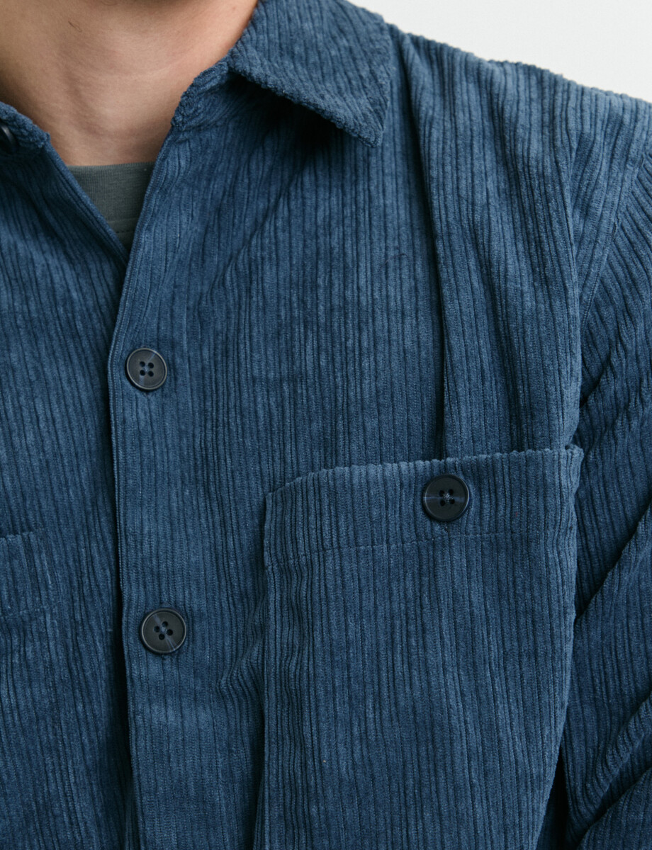 300570 SOBRECAMISA HARRY Azul Piedra