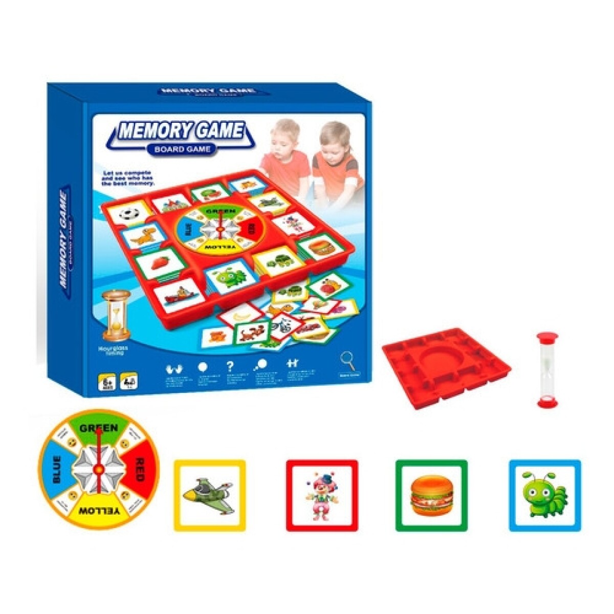 Juego de mesa de memoria para niñas y niños 