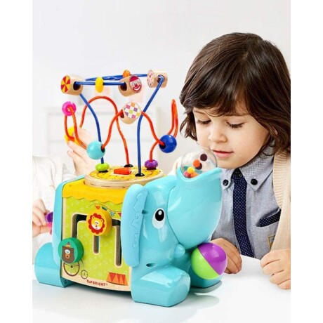 Centro de actividades Top Bright 5 en 1 con forma de Elefante Centro de actividades Top Bright 5 en 1 con forma de Elefante
