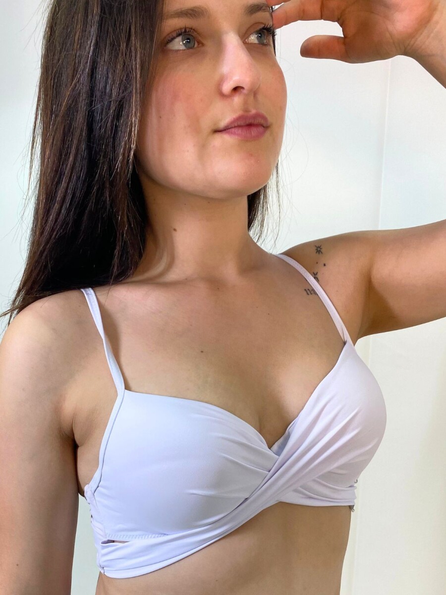 Top bikini Florencia - Blanco 