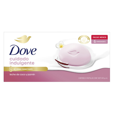 Dove Jabón Leche Coco X6X90G Dove Jabón Leche Coco X6X90G