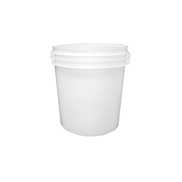 BALDE INDUSTRIAL BLANCO CON TAPA 18 LTS. BLANCO