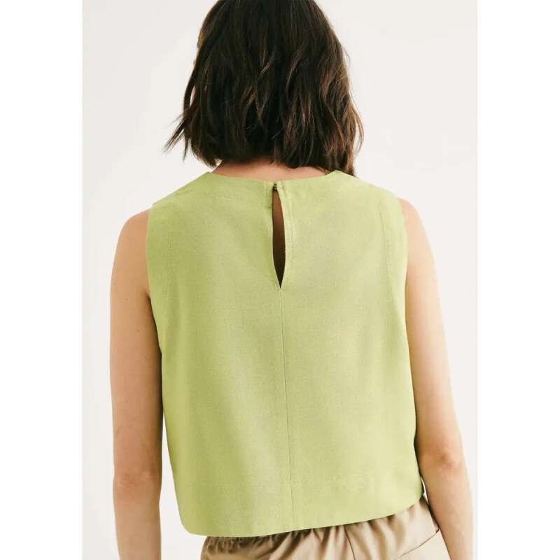 CAMISETA REGATA FEM VERDE CLARO