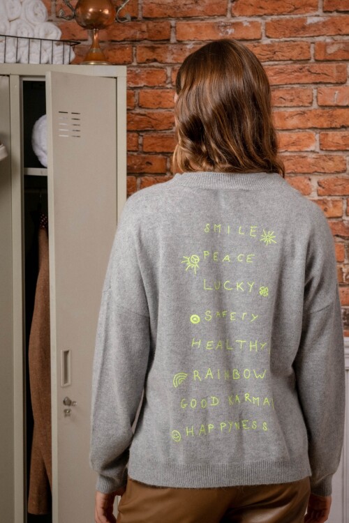 Sweater Visón Gris