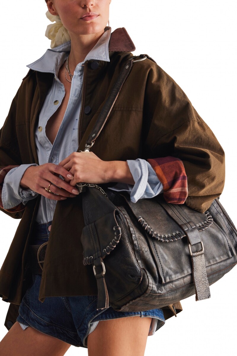 CARTERA HOBO LEIGH Negro