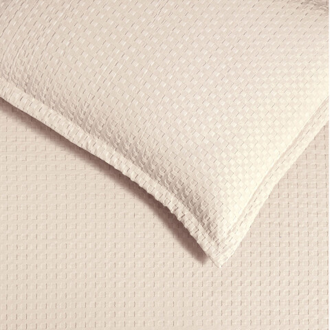 Juego Colcha y Funda Dohler Provenza Queen 100% Microfibra BEIGE