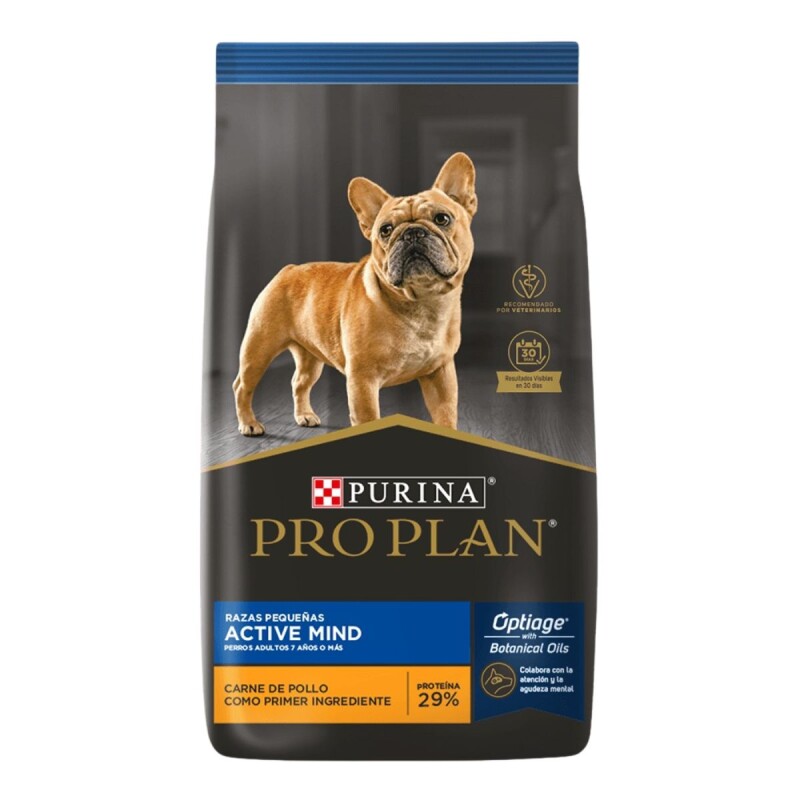PRO PLAN ACTIVE MIND RAZAS PEQUEÑAS Y MINIS 3 KG PRO PLAN ACTIVE MIND RAZAS PEQUEÑAS Y MINIS 3 KG