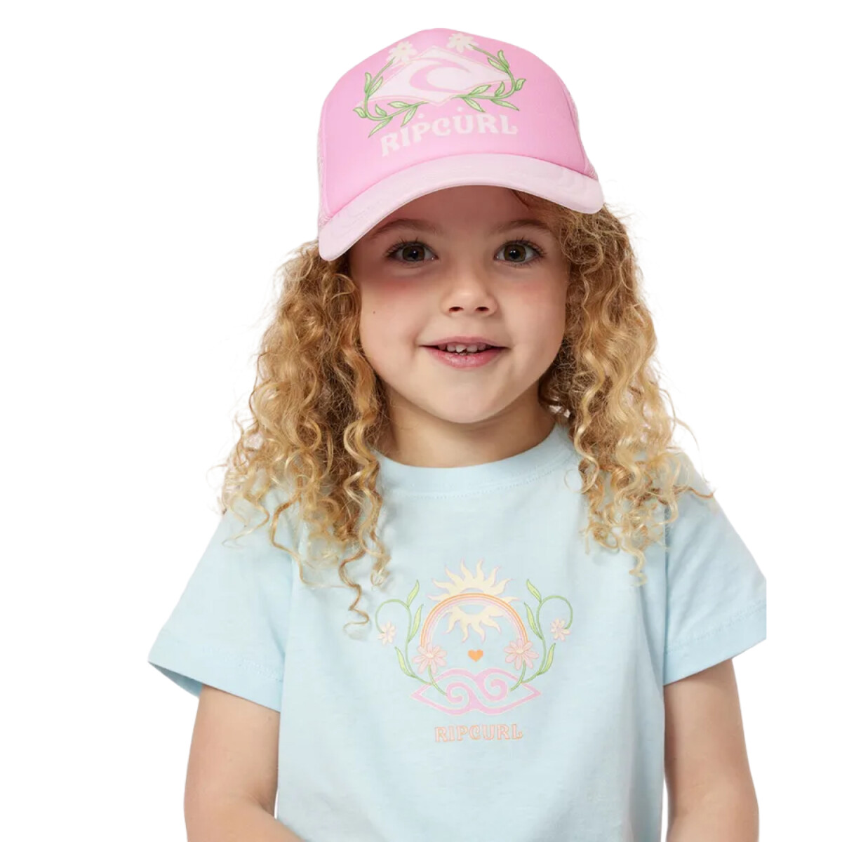 Remera Rip Curl Sunkissed Dreams Lwa Tee Niña - Celeste 