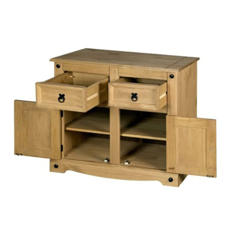 Mueble Estilo Mexicano 2 Puertas 2 Cajones Color CERA NATURAL Mueble Estilo Mexicano 2 Puertas 2 Cajones Color CERA NATURAL
