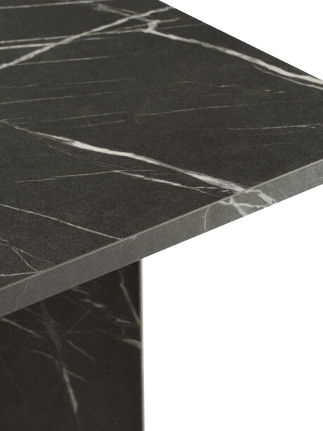 Mesa de comedor KRONDAL 90x180 mármol negro Mesa de comedor KRONDAL 90x180 mármol negro