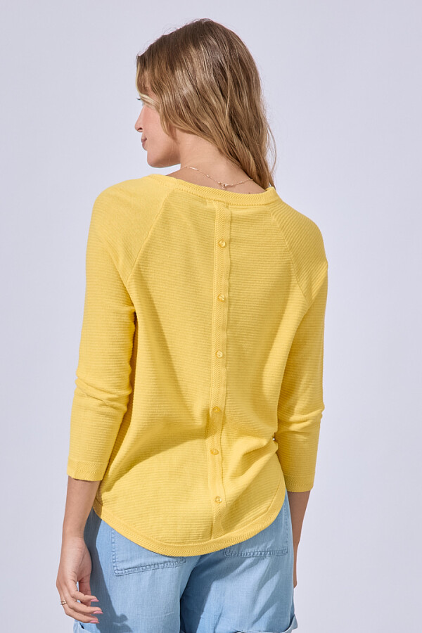 Buzo Raglan Algodon AMARILLO