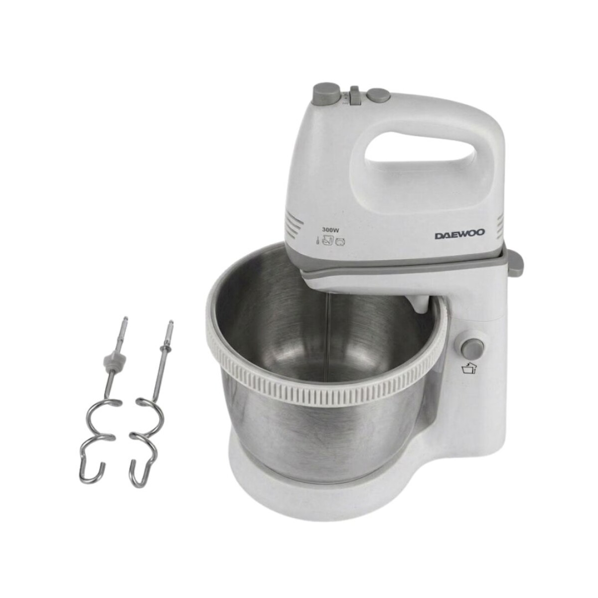 Batidora bowl acero inoxidable Daewoo | Giratorio | 5 velocidades + turbo 