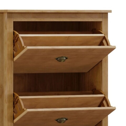 ZAPATERA 3 CAJONES - LINEA COLONIAL - FREIJO ROBLES Zapatera 3 Cajones - Linea Colonial - Freijo Robles