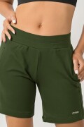 Short de Terry. Verde Musgo