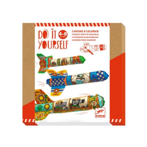 Set de manualidades para hacer cohetes Do it yourself Djeco 4+ Set De Manualidades Para Hacer Cohetes Do It Yourself Djeco 4+