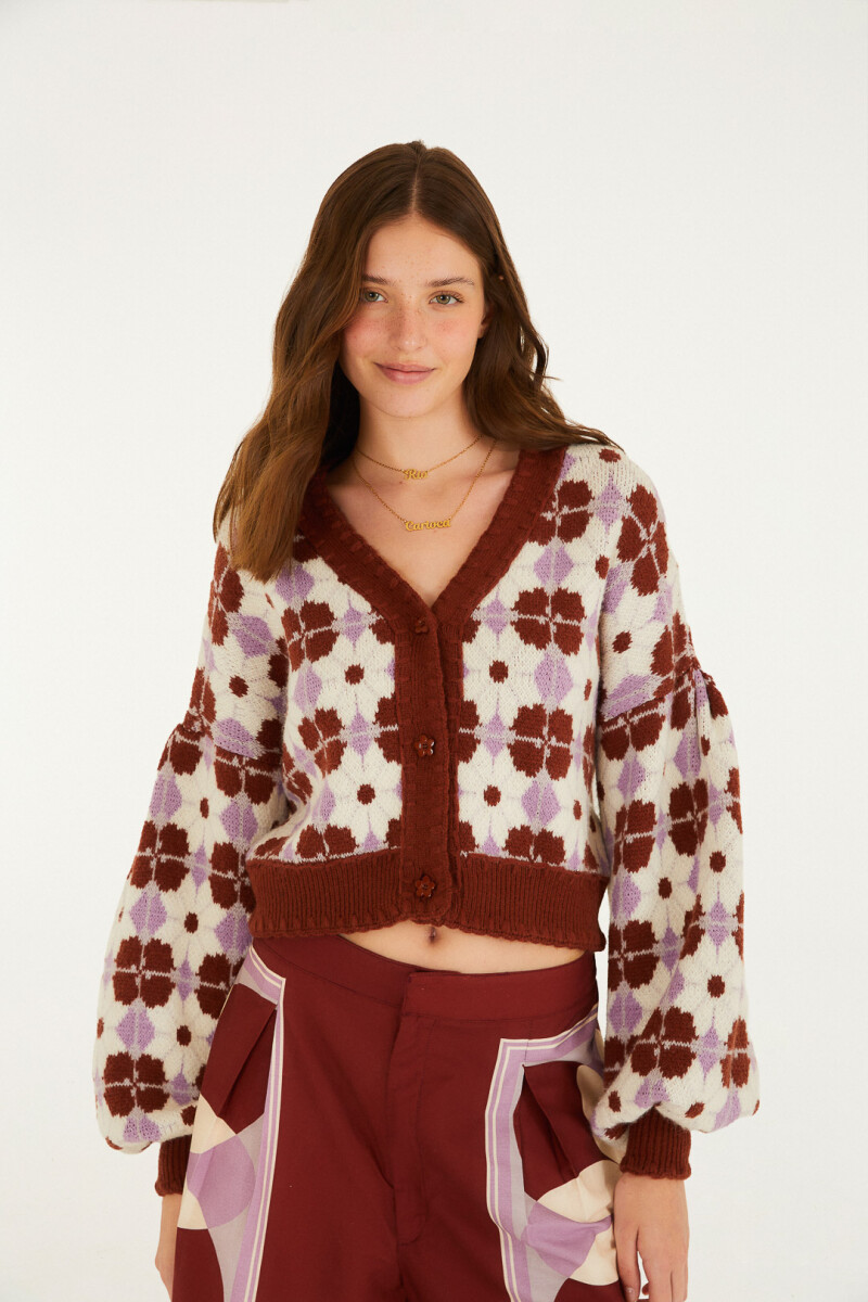 CARDIGAN Bordo
