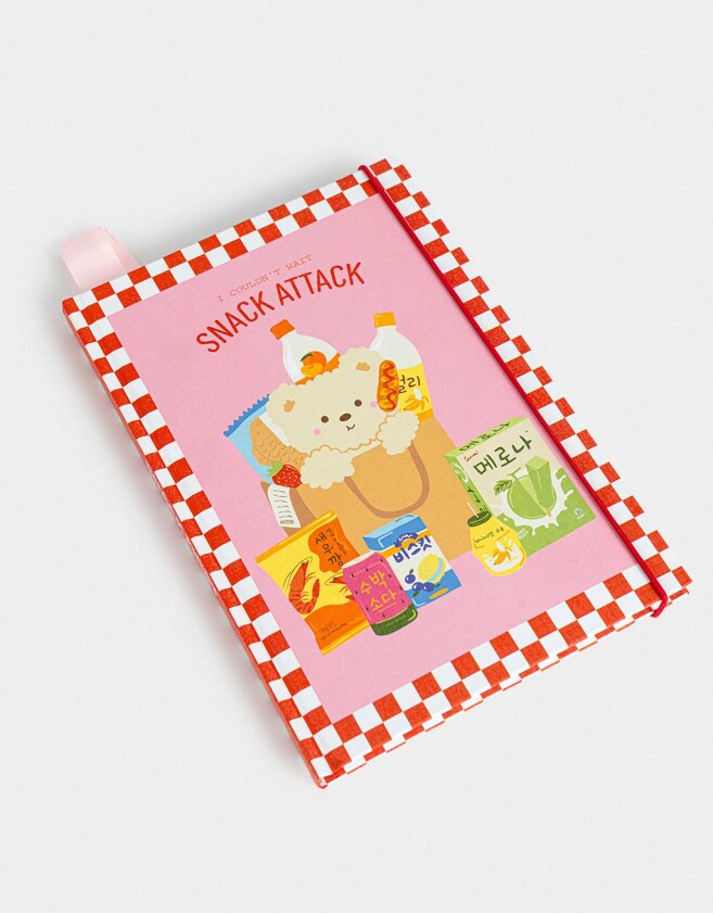Anotadores Cuadernos y Memos Cuaderno A5 Korean Food - Combinacion Multicolor