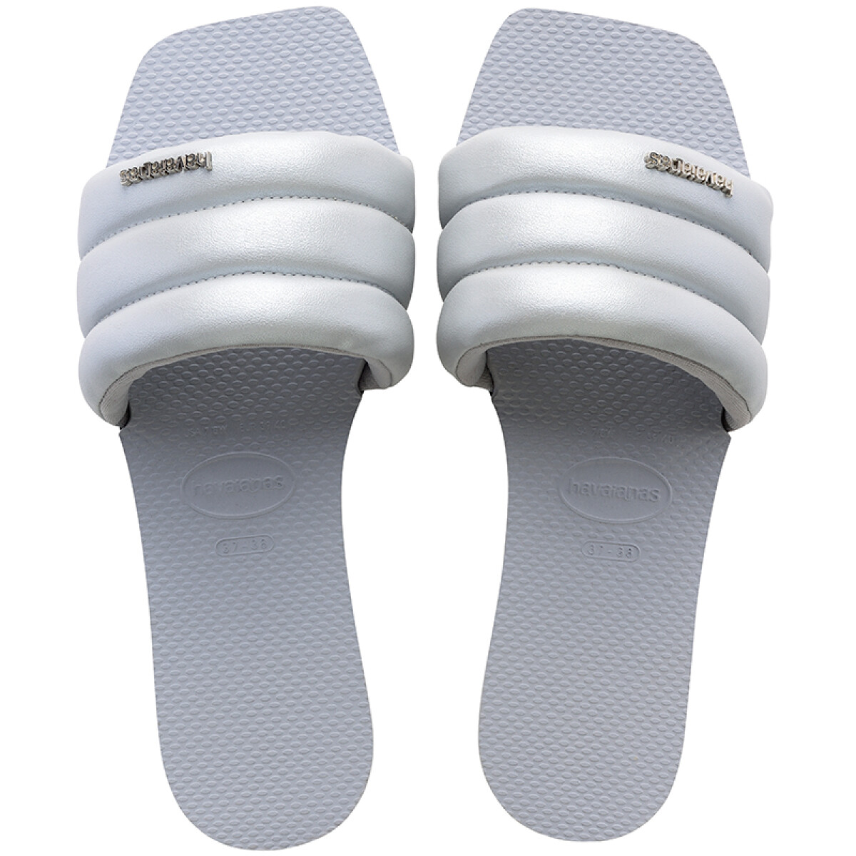 Sandalias Havaianas You Milan Metallic - Gris 