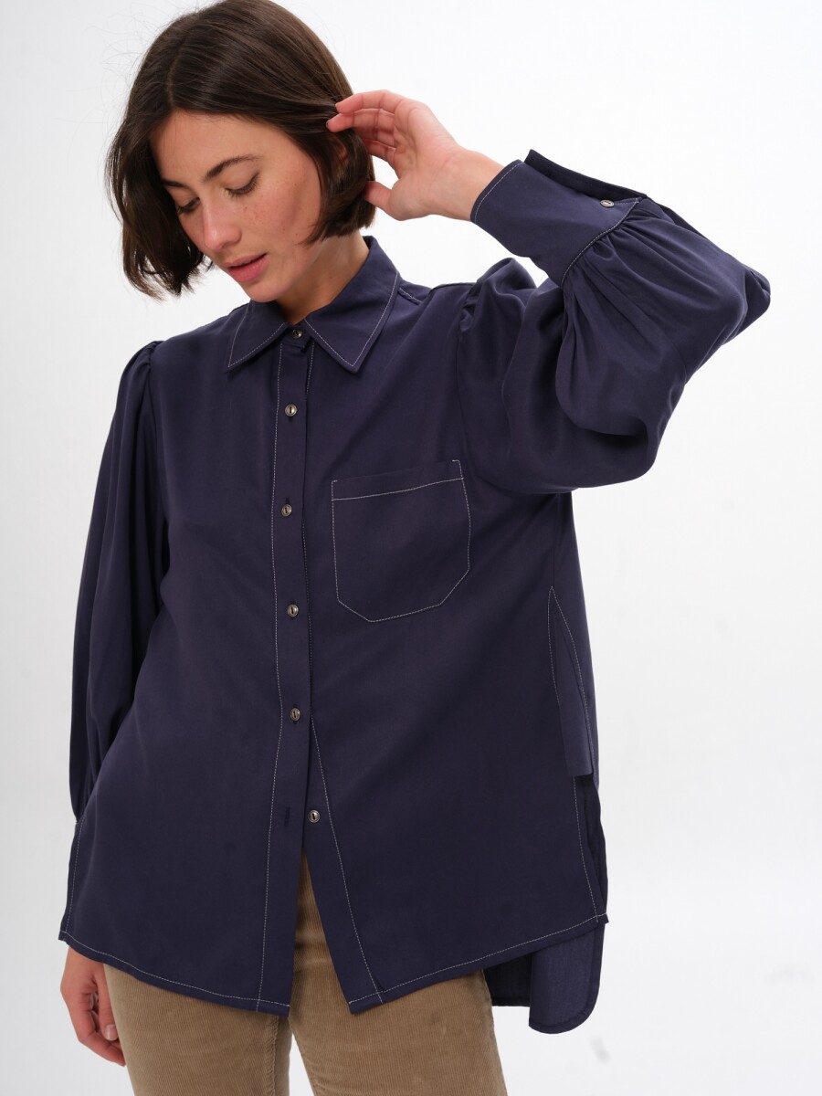 Camisa Twist - Azul 