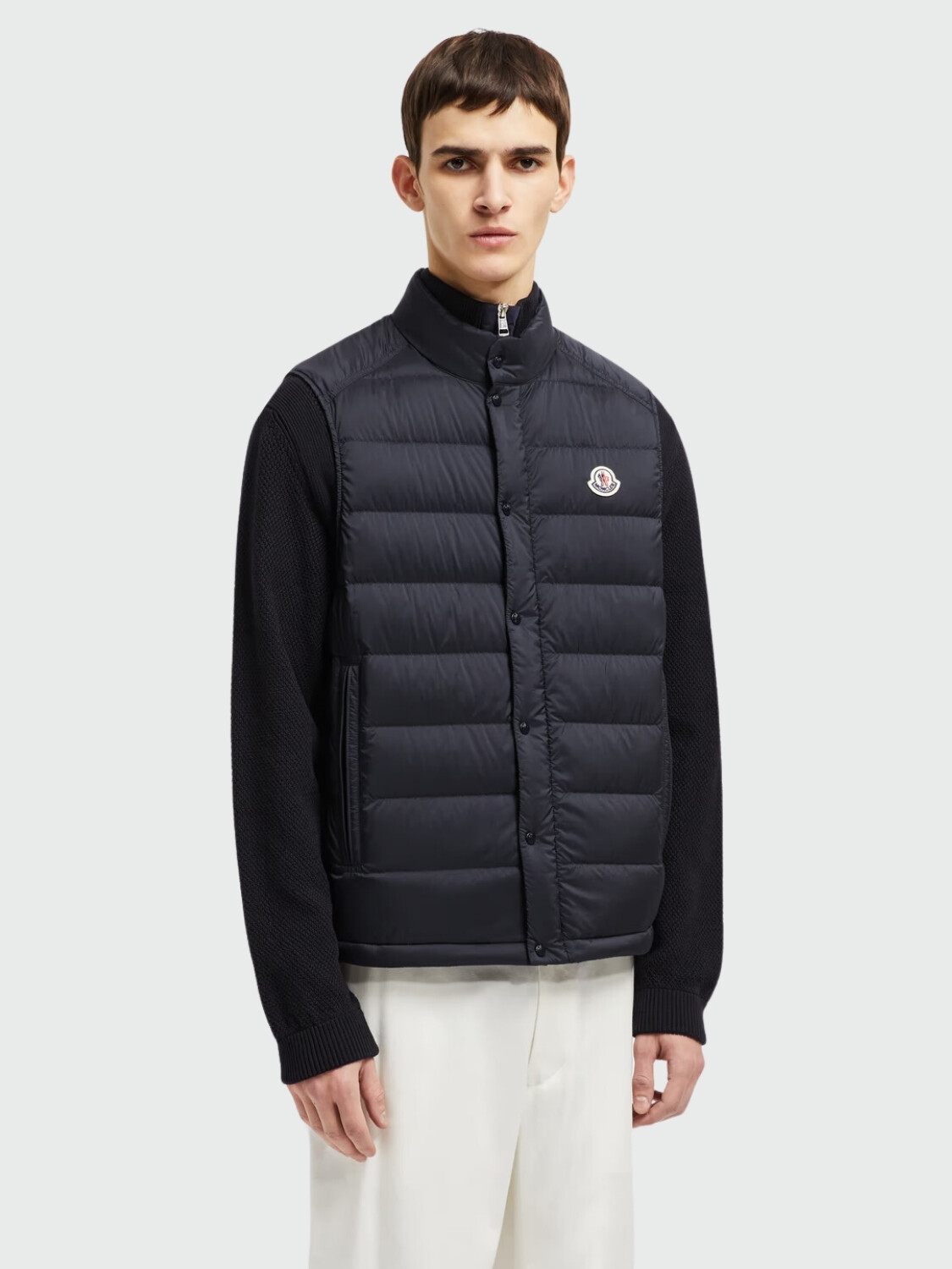 Moncler - Chaleco Plumifero Barthe Azul
