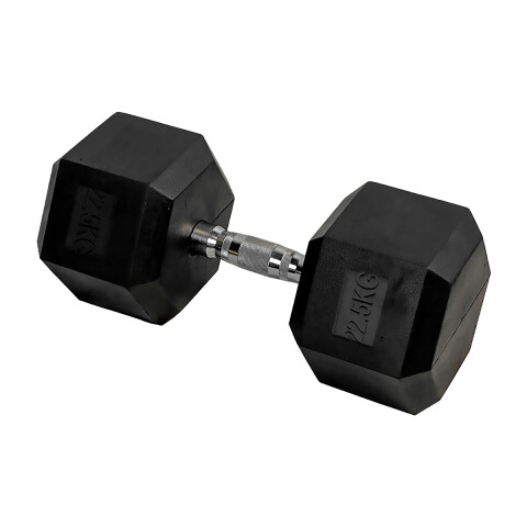 Mancuerna Hexagonal Active 22.5 Kg Negro