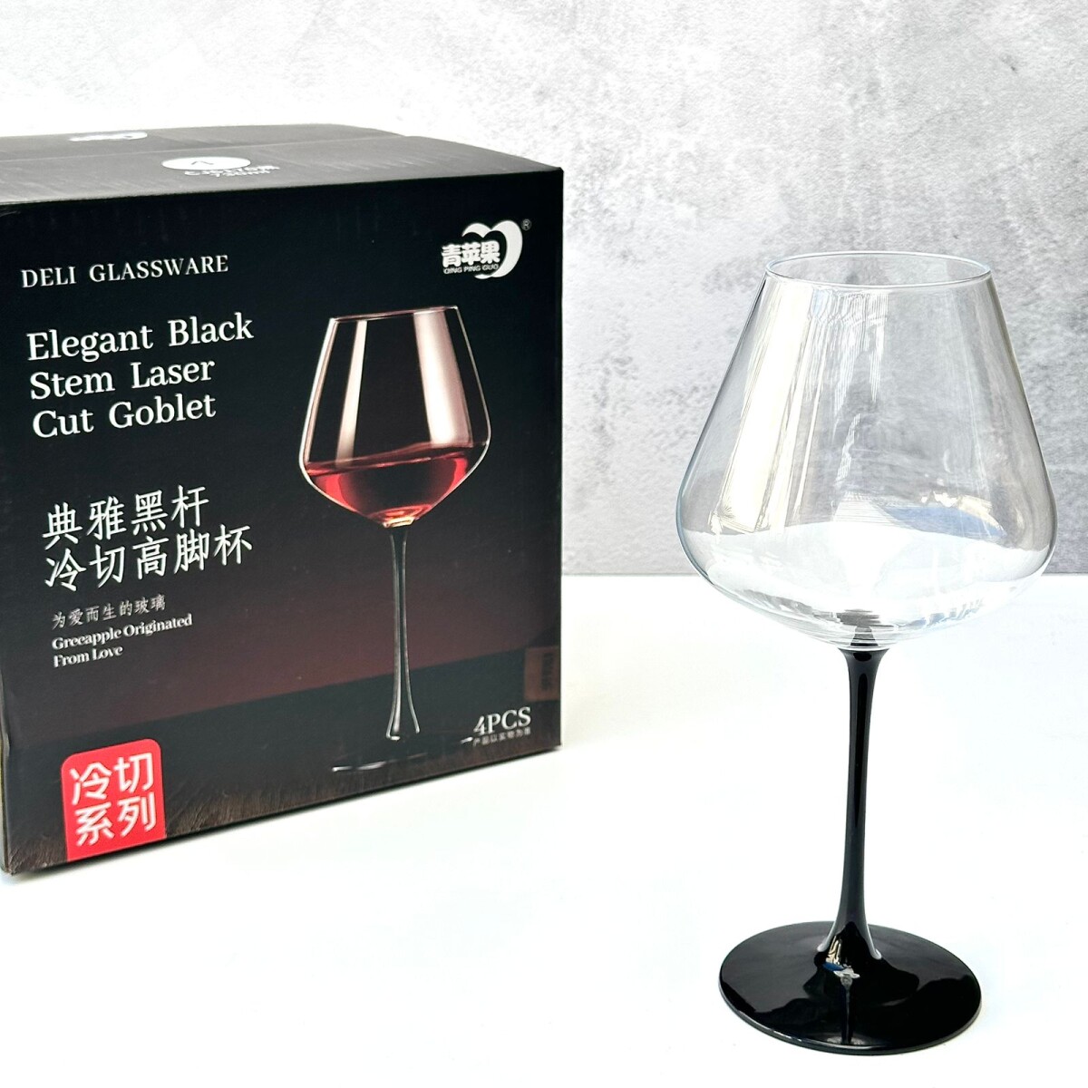Juego De 4 Copas Vino Cristal 730ML 