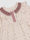 Vestido Dobby Dorado Piedra Piedra Claro Melange