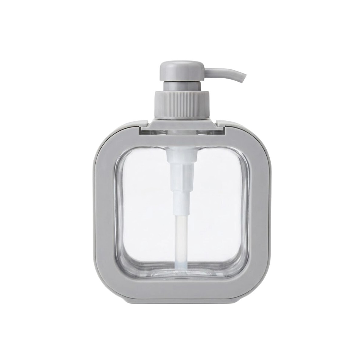 DISPENSADOR PLAST GRIS 300ML P/JABON 