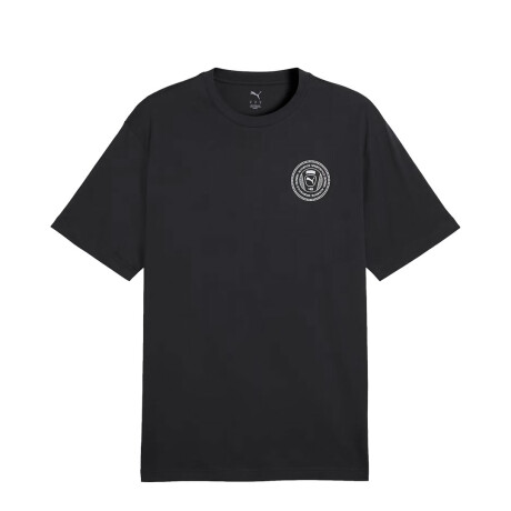 Remera de Hombre Puma Graphics Relaxed Badge Tee Negro