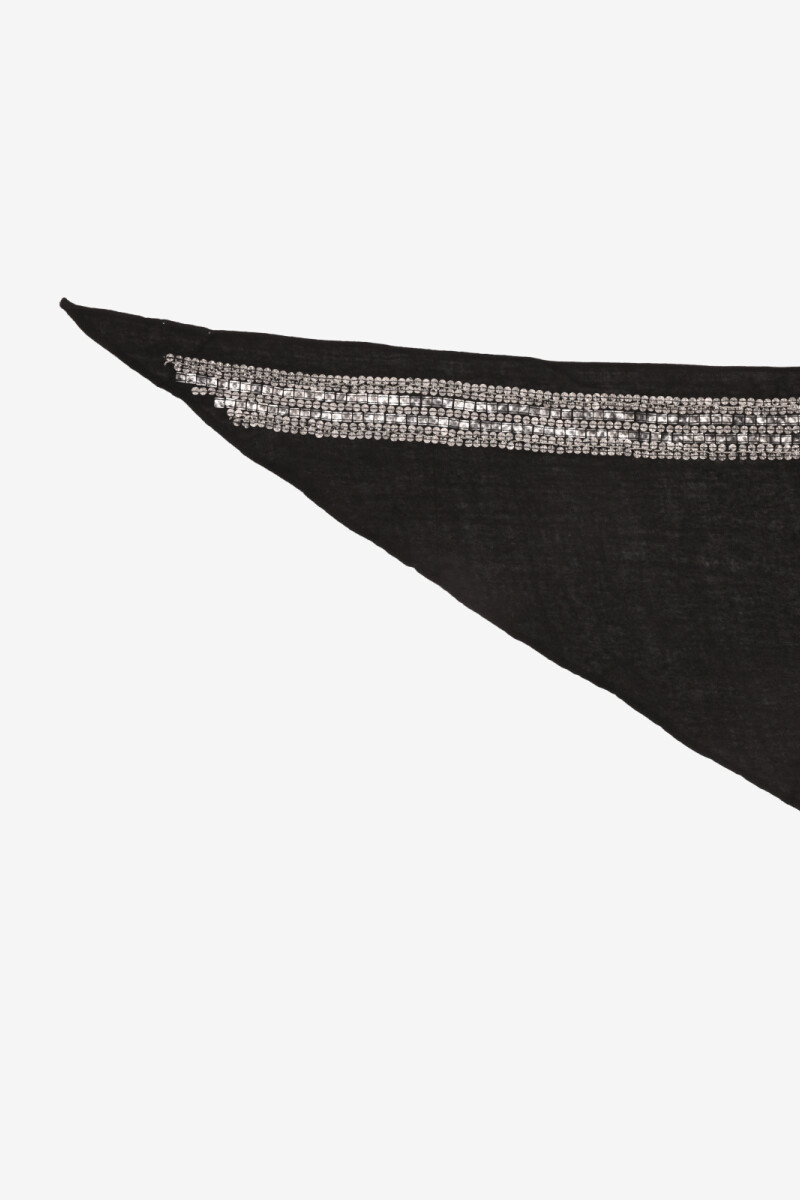 PAÑUELO TRIÁNGULO ANTIQUE Negro