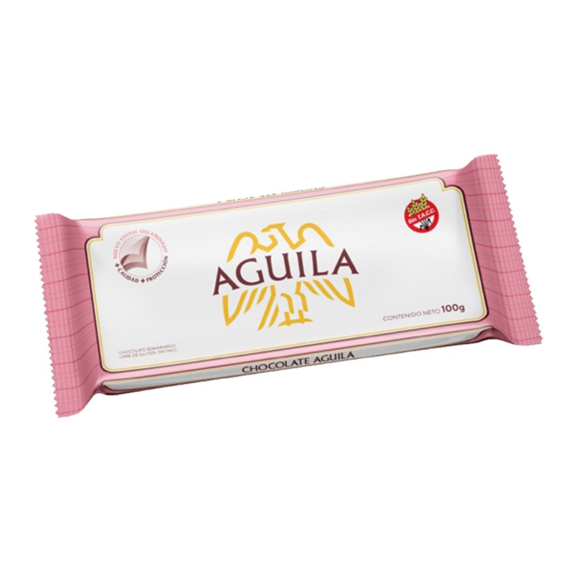 TABLETA CHOCOLATE BLANCO AGUILA TAZA 100G SEMI AMARGO 