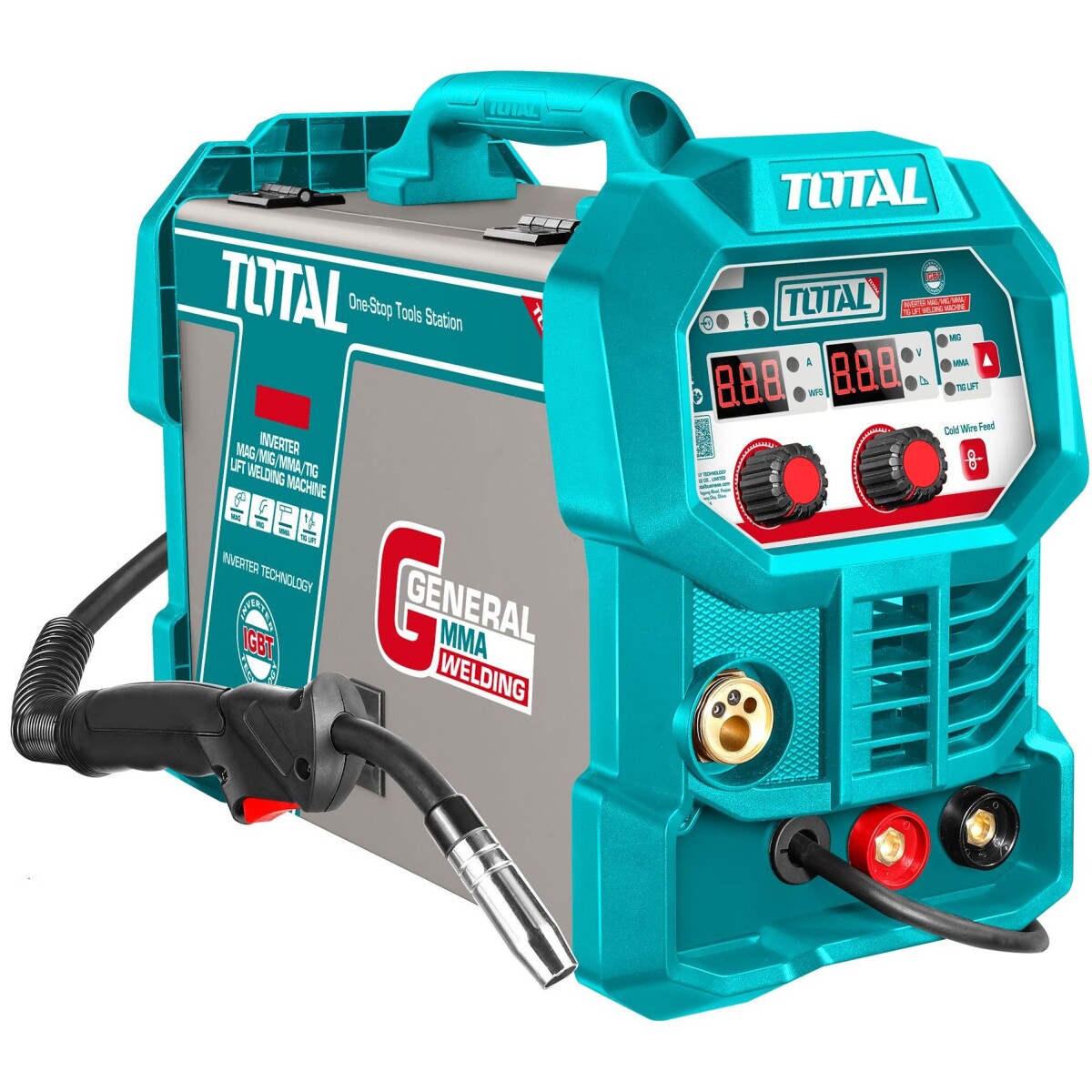 Soldadora Inverter 160A MIG/MAG/MMA/TIG Lift 