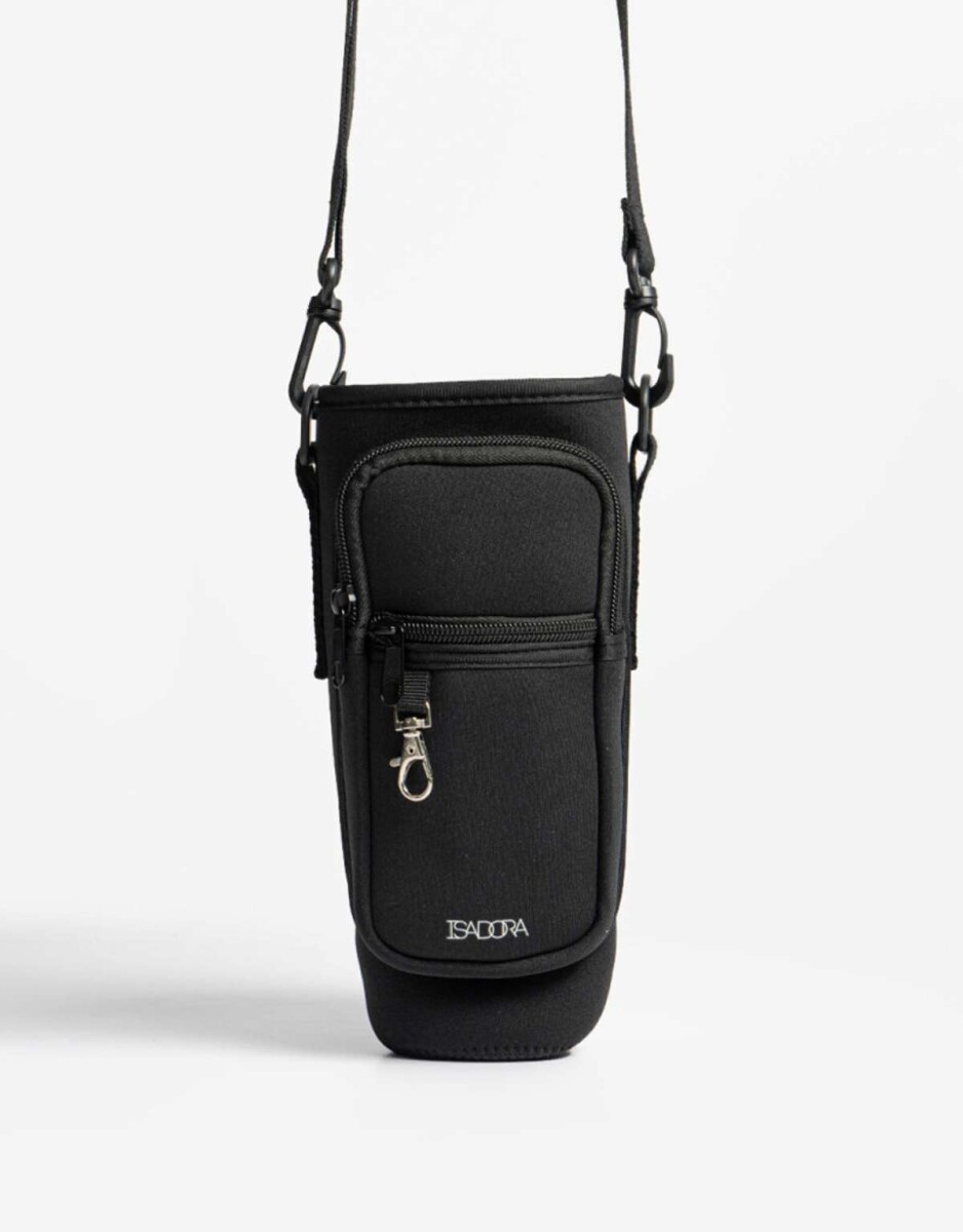 Porta Vaso Con Correa - Negro 