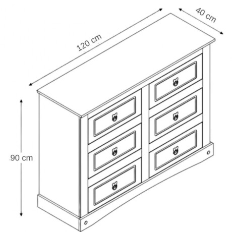 Cómoda + Mesas de Luz Naturale Cómoda + Mesas de Luz Naturale