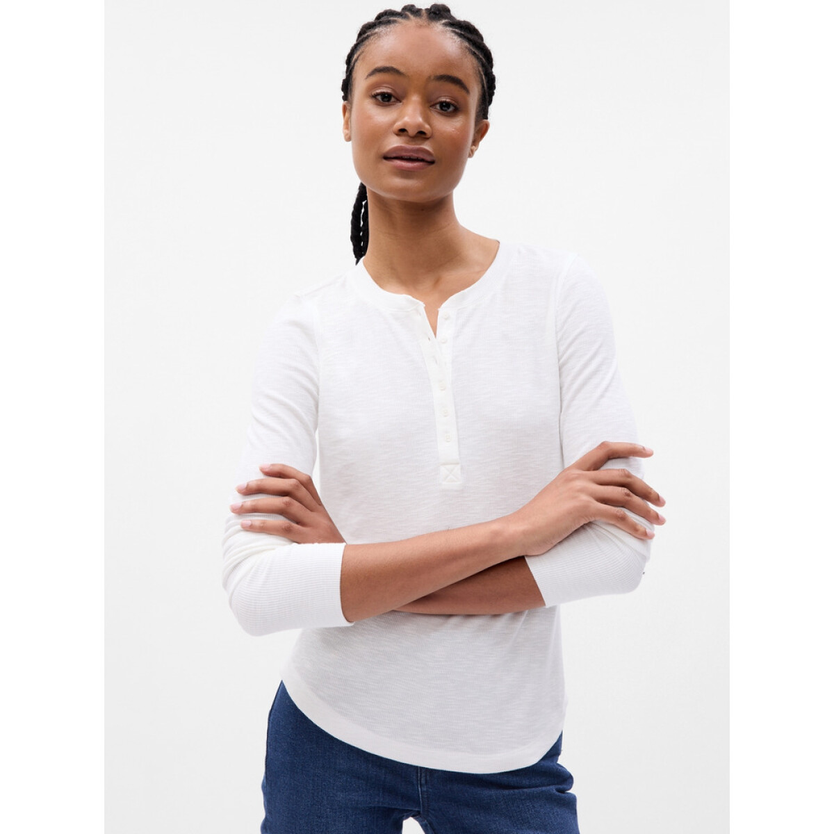 LS CANYON RIB HNLY - NEW OFF WHITE 