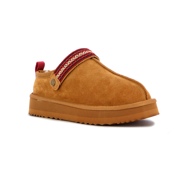 Zapato Country Cuero Mujer Camel