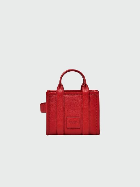 Marc Jacobs - Bolso tote mini de cuero Rojo