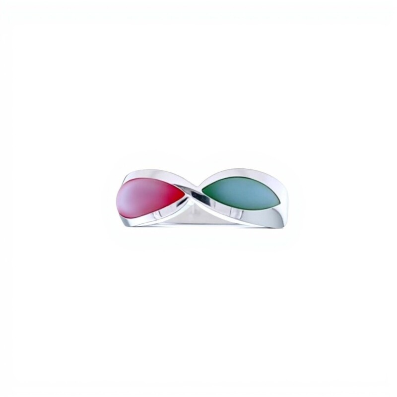 Anillo Gotas-Plata 925-Nacar pastel-AN4567 conpiedra
