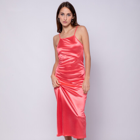 VESTIDO CAMPOS Coral