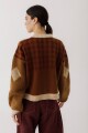 CARDIGAN ROMBOS Camel
