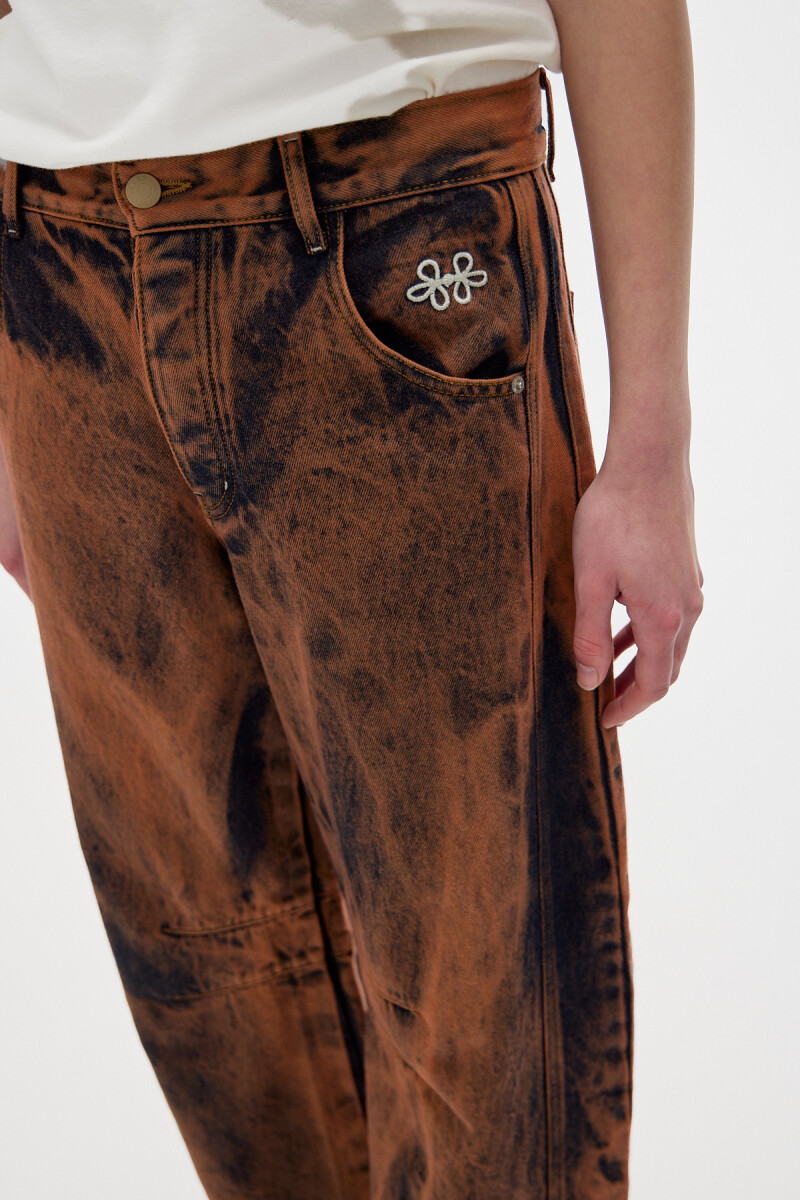 Jean Barrel Washed Rust