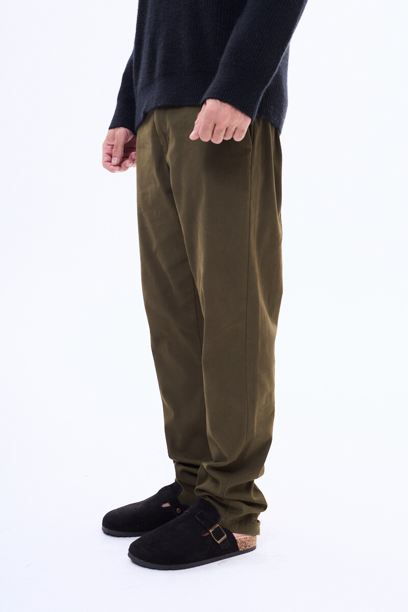 Pantalon de gabardina Rivera Verde