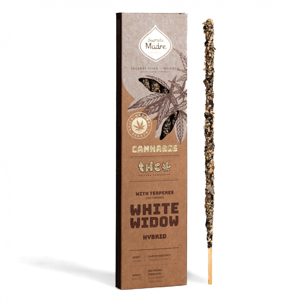 INCIENSO CANNABIS SAGRADA MADRE X6 - White Widow 