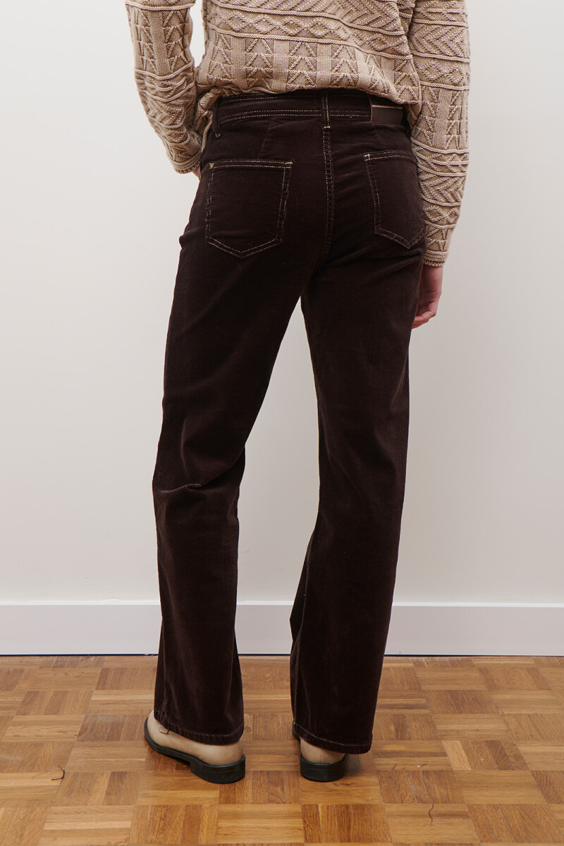PANTALON PANA MARRON