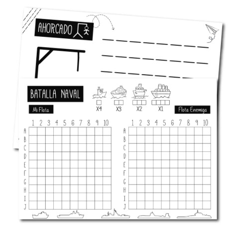 Block De Juegos Clásicos Tamaño A4 Block De Juegos Clásicos Tamaño A4