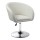 Silla Taburete Butaca con Respaldo en Cuero Lumax Modelo Stella Beige