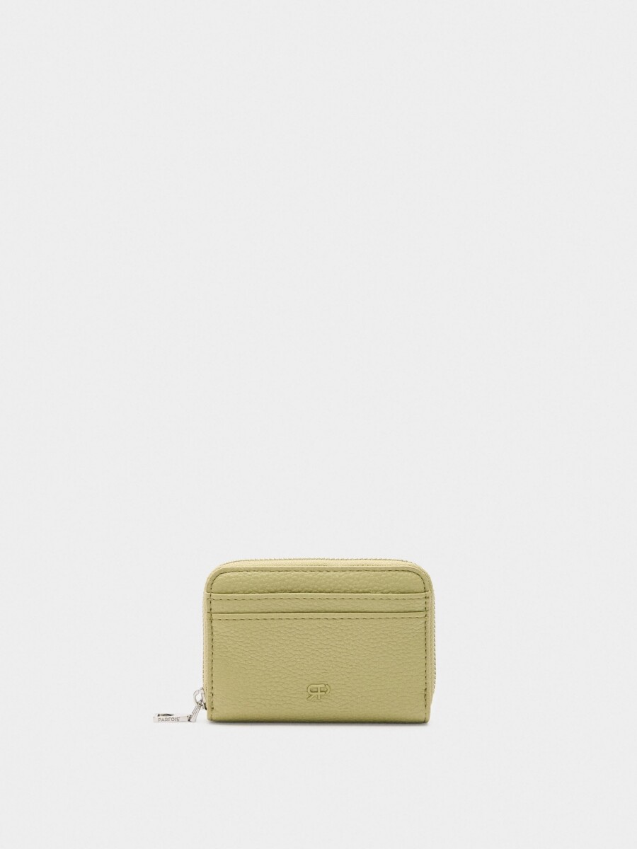 Cartera Básica Con Textura verde