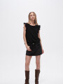 Falda Sumaya Gris Oscuro