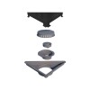 ELLEVE Receptaculo tapa inox grafito Vertex Elleve Receptaculo Tapa Inox Grafito Vertex