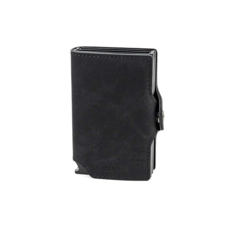 Billetera Baleine Double Kansas Zipper Full Black